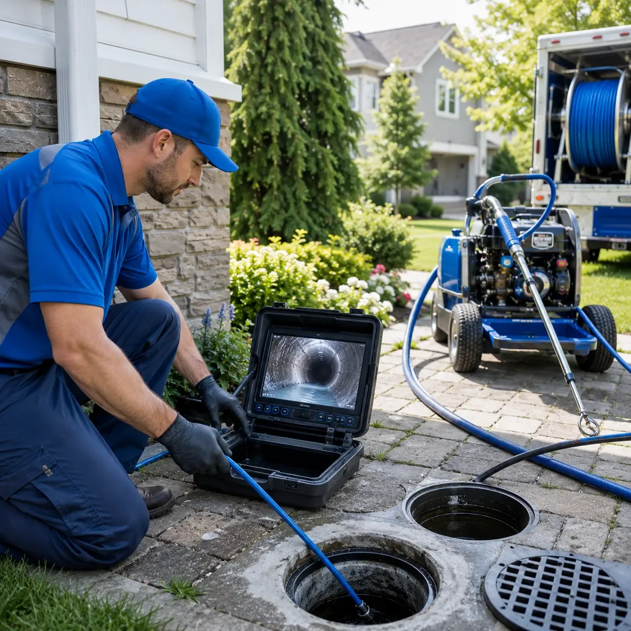 Outdoor drain cleaning professionals serving S Coffeyville, OK